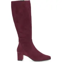 Caprice Elegante Damen-Schaftstiefel aus Textil mit Karree-Spitze 9-25547-41, Größe:37 EU, Farbe:Rot