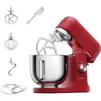 Kenwood KMX751ARD, Standmixer, Rot, Schlagen, Kneten, Verquirlen, 5 l, Metall, 1000 W