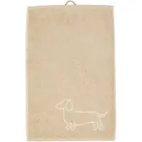 Cawö Duschtuch We Love Dogs Companion Nature/Beige