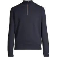 Gant für Herren. 2068028 Sacker Rib halber Reißverschluss navy Sweatshirt (L), Lässig, Baumwolle, Marine