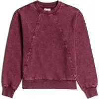 G-Star für Damen. D27173-D969-H732 Washed A Line Script Sweatshirt kastanienbraun (M), Lässig, Baumwolle, Kurzarm