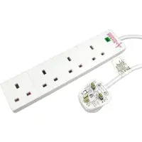 Cables Direct CDL 5m UK Power Extension -4 Ports
