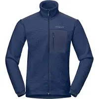 Norrøna - Alpin-Fleece - Trollveggen Warm3 Jacket M Indigo Night für Herren - Größe M - Navy blau