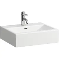 Laufen Living City Waschtisch-Schale, 1 Hahnloch, 500x425, weiß, H8114310001041