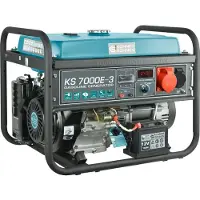 Könner&Sohnen KS7000E-3 Stromerzeuger Generator Benzin Notstromaggregat 5500Watt mit E-Start