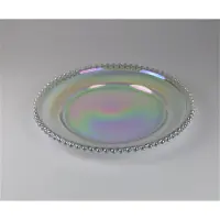 Am Design Dekoteller "aus Glas" 3er Set, Ø: 21 cm