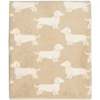Cawö Handtuch We Love Dogs Nature/Beige (3er-Set)