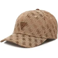 GUESS Damen Kappe Katya Baseball Cap - Beige - Größe ONESIZE