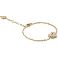 GUESS JUBB05461JWYGS Damen-Armband Herz Pave Goldfarben S