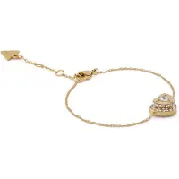 GUESS JUBB05550JWYGS Damen-Armband Herz Pave Goldfarben S