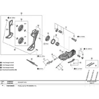 Shimano Rd-m8260 Fahrrad-schaltröllchensatz