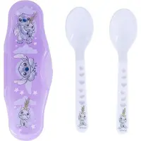 Disney interactive Set 2 Löffel Mit Transportbehälter Lilo und Stitch