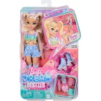 Barbie Dream Besties „Malibu“ Rollschuh-Modepuppe mit 9 Teilen zum Thema Make-up, Modepuppe, Weiblich, 4 Jahr(e), Mädchen, 127,5 mm, Mehrfarbig