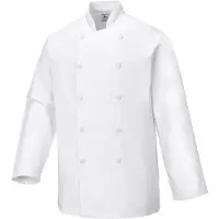 Portwest Kochjacke C836" Sussex - Weiss XXXL"