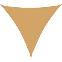 vidaXL Sonnensegel 160 G/M² Dreieckig N Hdpe Sandfarbe