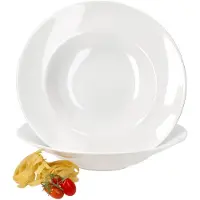 MamboCat 2er Set BIANCO Pastateller Ø30cm weiß aus Porzellan - 04249#001