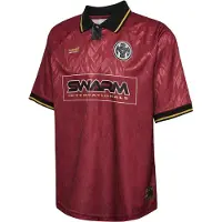 Hummel Hmlloose Bay Soccer Jersey S/S - syrah, Größe:L