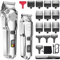 Hatteker Body Grooming für Männer Körper-Trimmer Haarschneider Set 5 in1 Mit Doppelsockel
