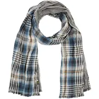 Camel active Schal aus reiner Baumwolle in Schwarz | Gr.: onesize