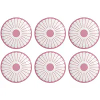 Villeroy & Boch Untertasse "Espressountertassen Fleur Couleur ø 11,7 cm 6er Set" Spülmaschinenfest, Mikrowellensicher