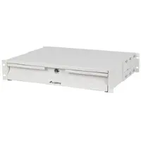 Lanberg SZUFLADA DO SZAF 19 2U 360MM SZARA (2U/483X360MM UDŹWIG DO 90KG MONTAŻ 4 PUNKTOWY)