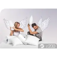Schlafstil Baumwollkissen "F200", Füllung: 100% Polyester, Bezug: 100% Baumwolle, (1 St.), hergestellt in Deutschland, allergikerfreundlich