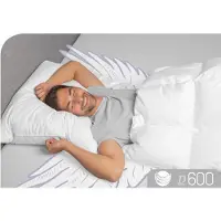 Schlafstil 3-Kammer-Kopfkissen "D600", (1 St.), hergestellt in Deutschland, allergikerfreundlich