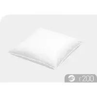 Schlafstil Baumwollkissen "F200", Füllung: 100% Polyester, Bezug: 100% Baumwolle, (1 St.), hergestellt in Deutschland, allergikerfreundlich