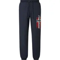 Jan Vanderstorm Jogginghose Herren Baumwolle blau bedruckt, 7XL 765269-0001-09978
