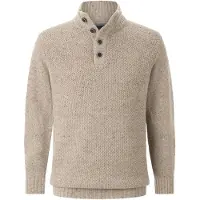 Babista Stehkragenpullover "Pullover ORTOBENI", Herren, Gr. L, beige, Obermaterial: 50% Wolle mw. 50% Polyamid ECONYL PA ECONYL., Pullover Stehkragenpullover