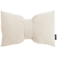 Magma Heimtex Schleifenkissen "Oline" in Creme - (L)30 x (B)45 cm - onesize