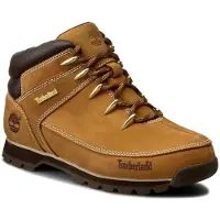 Timberland für Herren. TB0A122I2311 Euro Sprint Braune mittlere Lederturnschuhe (45.5), Wohnung, Schnürsenkel, Lässig, Nachhaltig