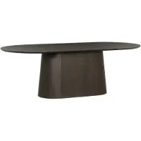 Natur24 Tisch Nevero Espresso 230x110x76 cm MDF Eichenfurnier Natur
