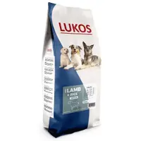 Lukos Premium Hundefutter Probepackungen | Adult Large mit Lamm & Reis 3 kg