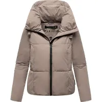 MARIKOO Damen Winterjacke Ninikaa mit Kapuze & Fleece-Innenfutter