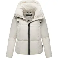 MARIKOO Winterjacke "Ninikaa" kurze Winterjacke mit extra hohem Windschutzkragen