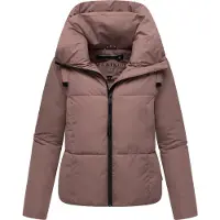 MARIKOO Damen Winterjacke Ninikaa mit Kapuze & Fleece-Innenfutter