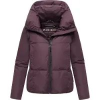 MARIKOO Winterjacke "Ninikaa" kurze Winterjacke mit extra hohem Windschutzkragen