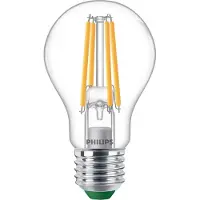 Philips Filament-Lampe, transparent, 40W A60 E27, 2,3 W, 40 W, E27, 485 lm, 50000 h