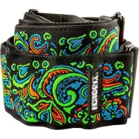 Dunlop Riemen JH27 Hendrix Blacklight Love Drops Blau