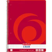 Herlitz Collegeblock x.book kariert DIN A4 Innenrand