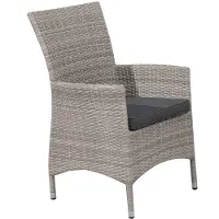 Primaster Diningsessel Nardo XL aus Kunststoffgeflecht, greyline