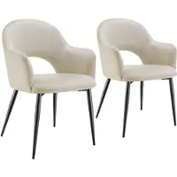 TecTake Armlehnstuhl Sachel in Samtoptik, gepolstert 57 x 61,5 x 87,5 cm