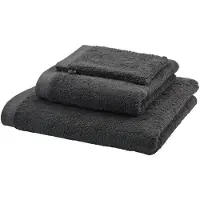 Aquanova Badetuch Sava Dark Grey (70 x 140 cm)