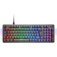 Mars Gaming Clavier Gamer Mécanique (Yellow Switch) Mkpro RGB (Noir)