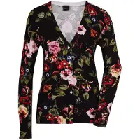 MADELEINE Strickjacke "Cardigan Sommerliche Strickjacke, Unikat-Print"
