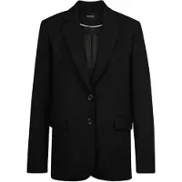 MADELEINE Jackenblazer "Blazer Eleganter Einreiher mit Reverskragen", Damen, Gr. 38, schwarz, Obermaterial: 47% Polyester PES. 47% Viskose CV. 6% Elasthan EL., Modern, Blazer Jackenblazer