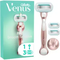 Gillette - Pro Smooth Sensitive - Für empfindliche Haut - Grün/Weiß/Rosa