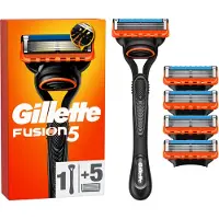 Gillette - Fusion5 Rasierer für Herren - Orange/Schwarz