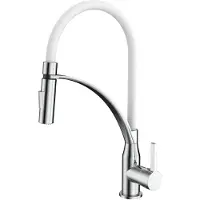 Primaster Küchenarmatur Neuss verchromt mit Handbrause mit Wassersparfunktion
